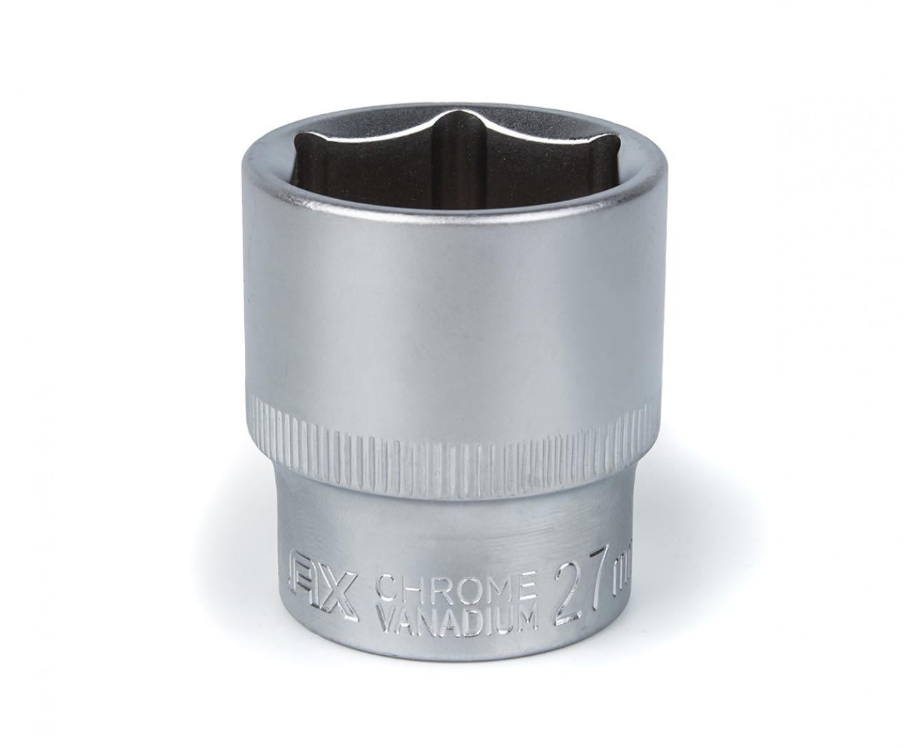 Головка накидная Polax 6-гранная 1/2" 27 мм (22004)