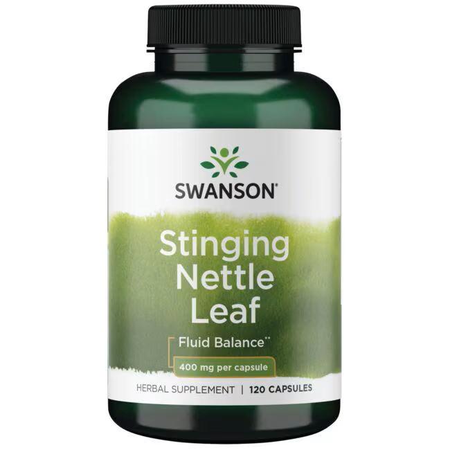Крапива двудомная Swanson Stinging Nettle Leaf 400 mg 120 капс.