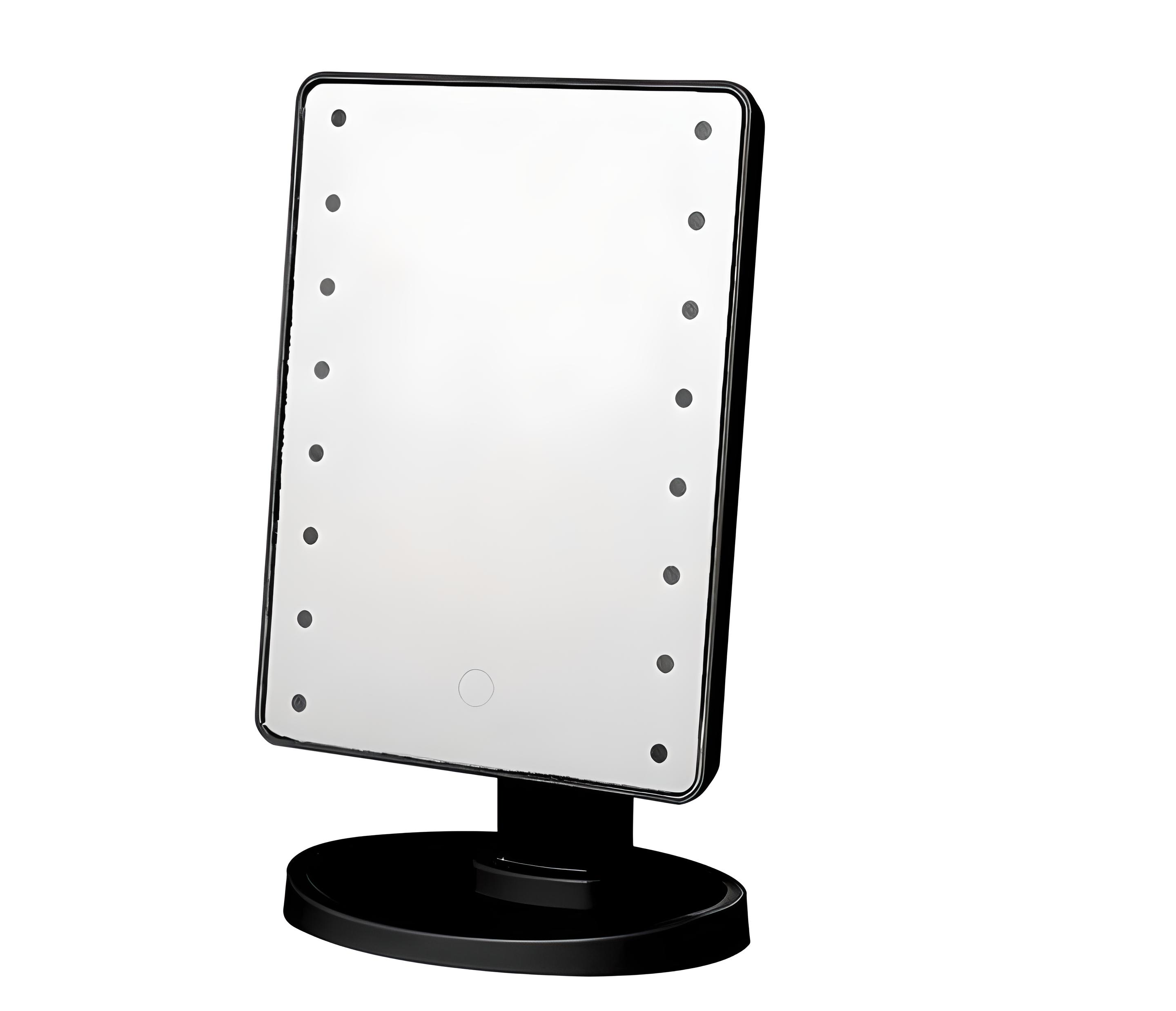 Складне дзеркало для макіяжу 16 LED MIRROR XW-085 Білий