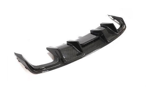 Диффузор заднего бампера DDCarbon для S4 2013-2015 для Audi A4 B8 2007-2015 гг. натуральный карбон (133044)