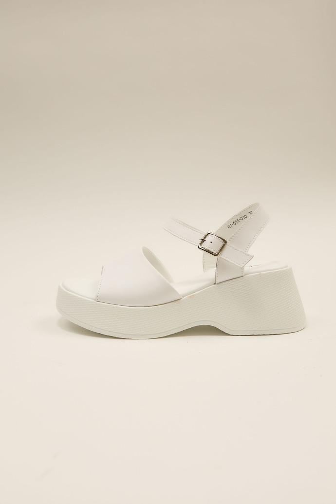 Босоніжки жіночі ALLSY шкіряні р. 41 Білий (195538) - фото 2 Босоніжки жіночі ALLSY шкіряні р. 41 Білий (195538) - фото 2