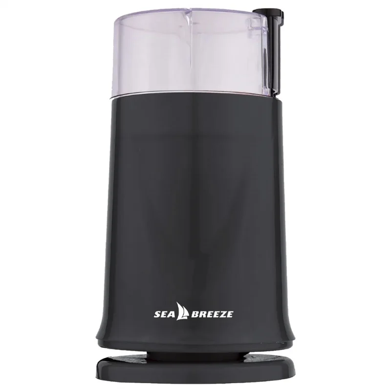 Кофемолка SeaBreeze SB-082 60 г нержавеющая сталь 200 Вт Черный (2850861666)