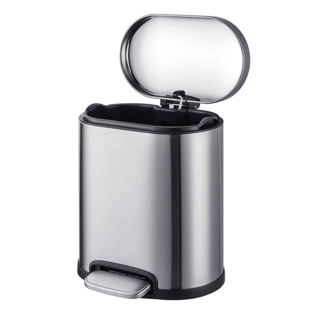 Мусорное ведро с плавным закрытием MIXXUS Premium Topper-TC0205 SS Color овальное 5 л Нержавеющая сталь (MI7059) - фото 9 Мусорное ведро с плавным закрытием MIXXUS Premium Topper-TC0205 SS Color овальное 5 л Нержавеющая сталь (MI7059) - фото 9