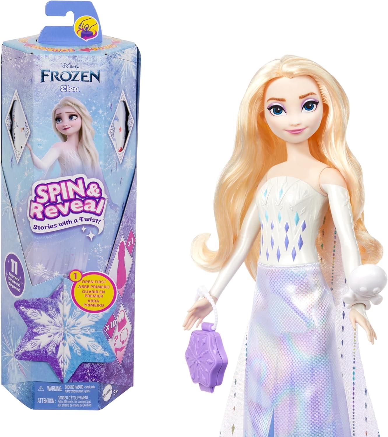 Кукла Mattel Disney Frozen Elsa Doll Spin & Reveal