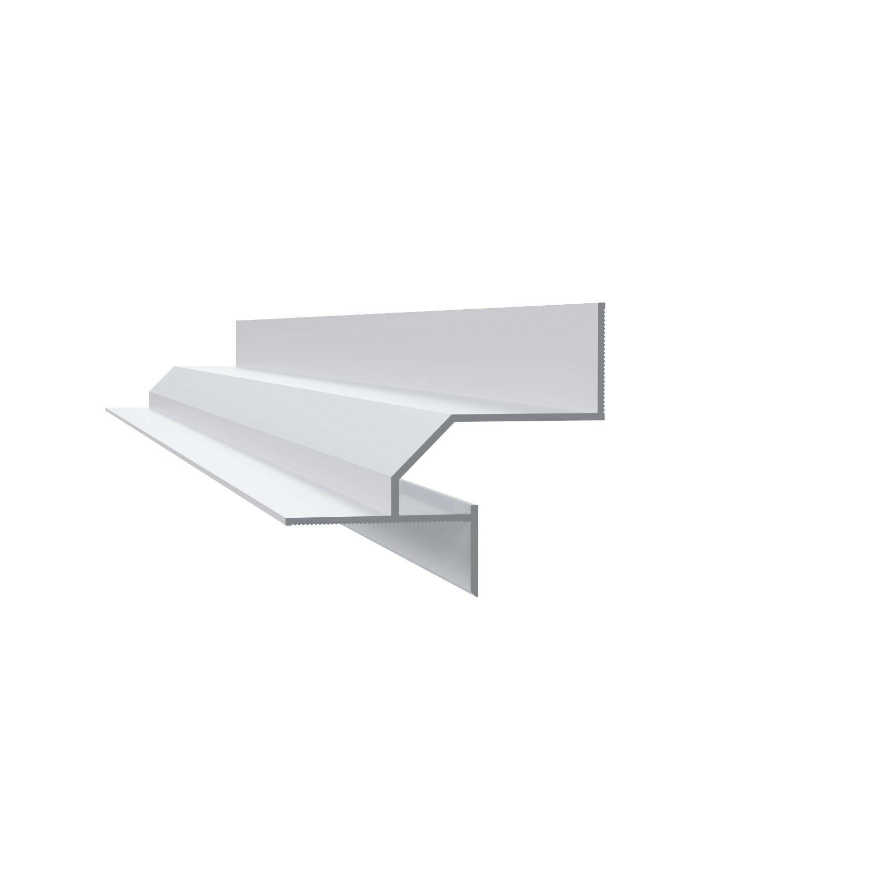 Профиль теневого шва ProfiLuxe SVT-22W под LED 20х2500 мм Белый (24680423)