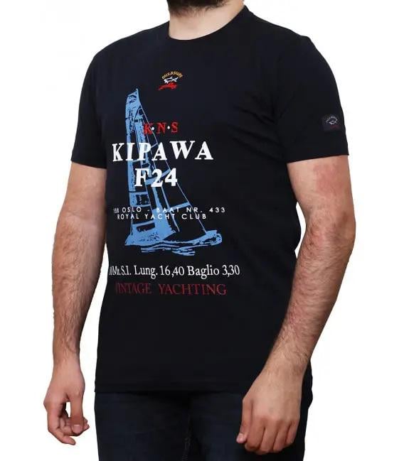 Футболка мужская Paul & Shark PS5036DBL 7XL Футболка мужская Paul & Shark PS5036DBL 7XL