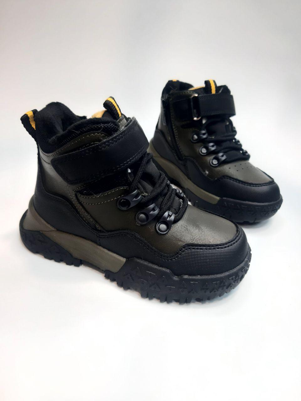 Ботинки зимние Clibee для мальчика р. 31 20,6 см Хаки (591-2 green)