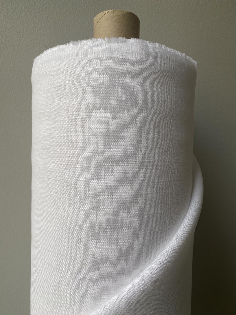 Тканина скатерна LINEN PLUS 100% льон 143 см 101 Білий - фото 5 Тканина скатерна LINEN PLUS 100% льон 143 см 101 Білий - фото 5