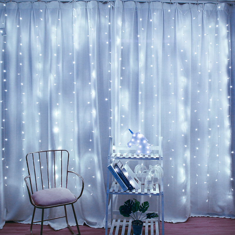 Гірлянда світлодіодна Ltl Бахрома 300 led 3x3м завіса Білий - фото 3 Гірлянда світлодіодна Ltl Бахрома 300 led 3x3м завіса Білий - фото 3