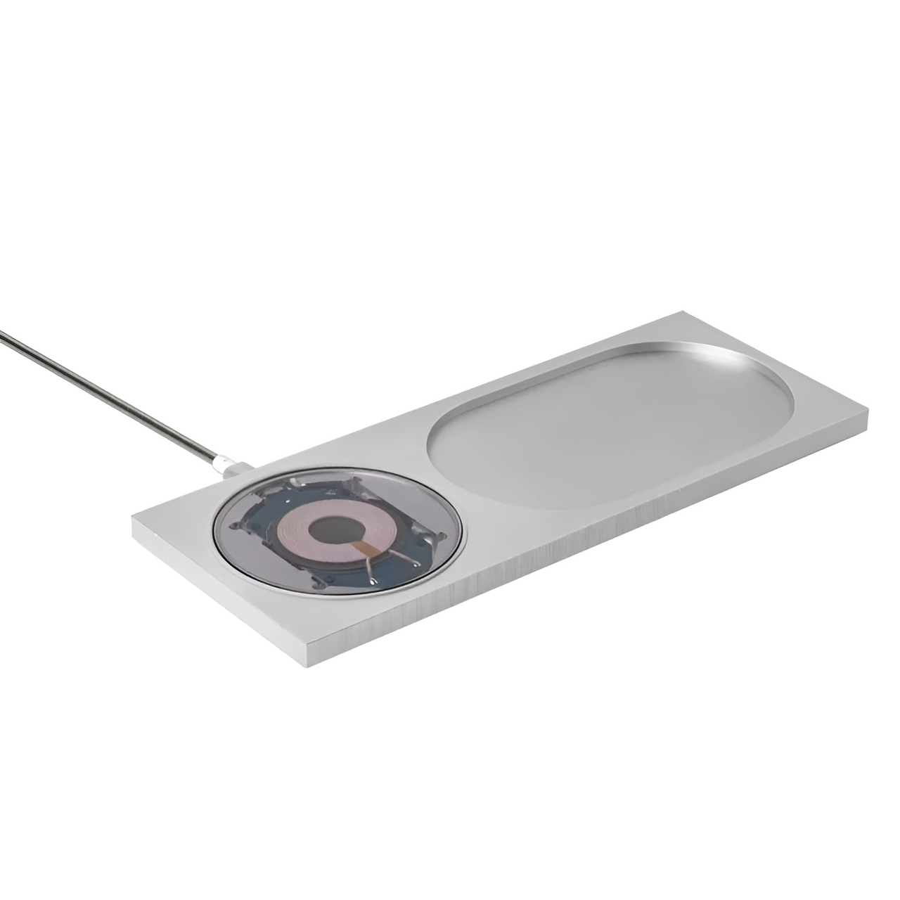 Зарядное устройство беспроводное Native Union Tom Dixon Stash Block Wireless Station Silver (BLOCK-WS-SIL-TD)
