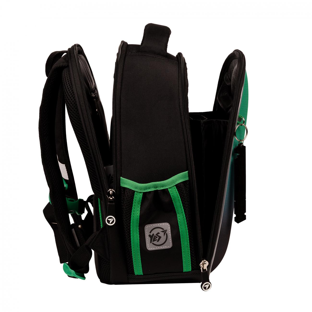 Школьный рюкзак каркасный с ортопедической спинкой YES Minecraft Icons H-100 (559861/995065) - фото 14 Школьный рюкзак каркасный с ортопедической спинкой YES Minecraft Icons H-100 (559861/995065) - фото 14