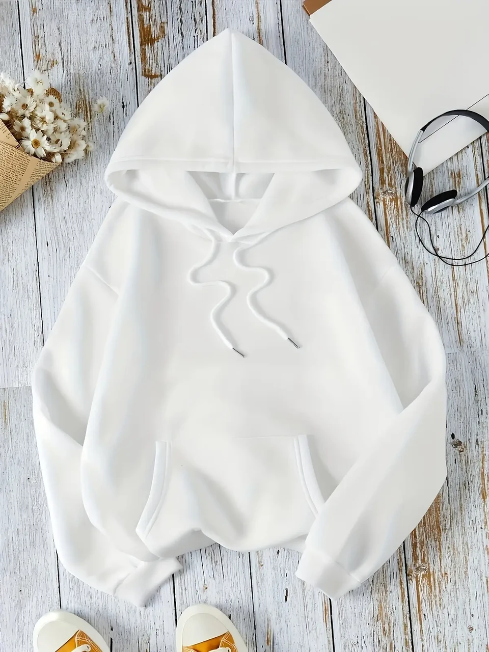 Худи женское с принтом Pin-000-2731 XL Белый (2700321821) - фото 2 Худи женское с принтом Pin-000-2731 XL Белый (2700321821) - фото 2