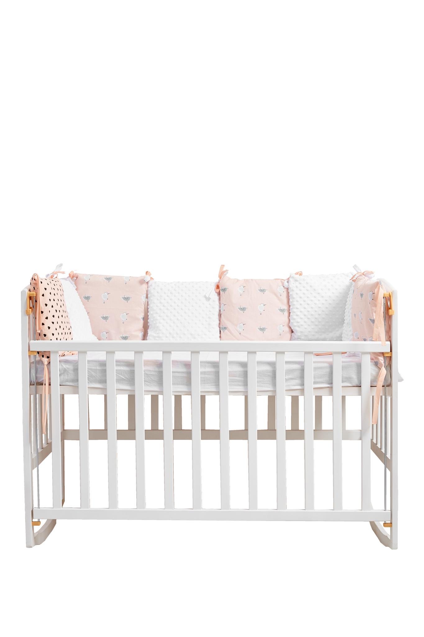 Детская кроватка Goydalka Ameli опускная боковина Белый - фото 3