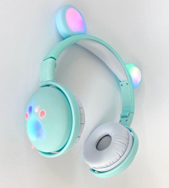 Наушники беспроводные Bluetooth BK-5 с медвежьими ушками (26389242) - фото 3 Наушники беспроводные Bluetooth BK-5 с медвежьими ушками (26389242) - фото 3