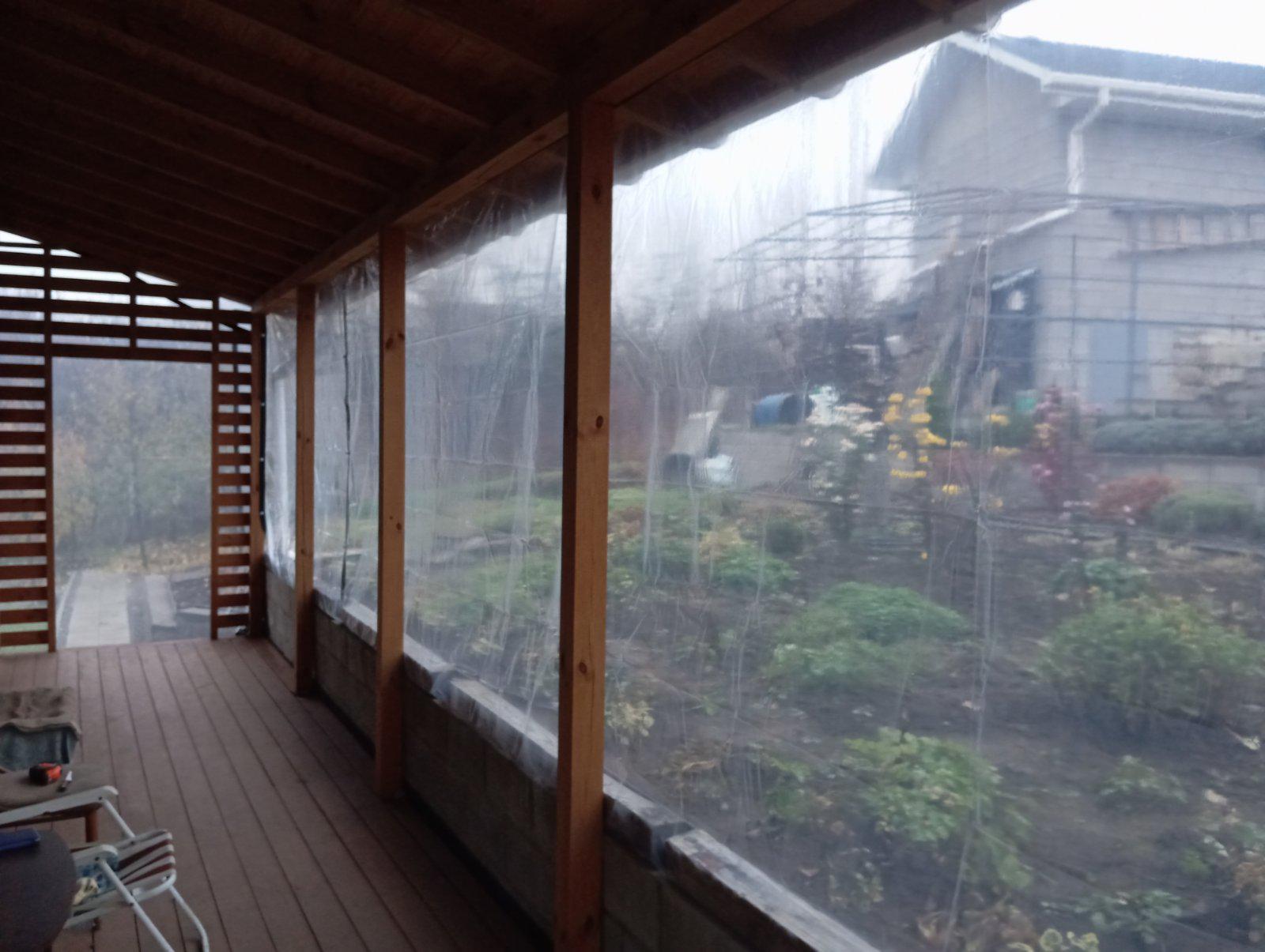 Тент ПВХ с люверсами 3х5 м Прозрачный (ПВХ-3х5) - фото 4 Тент ПВХ с люверсами 3х5 м Прозрачный (ПВХ-3х5) - фото 4