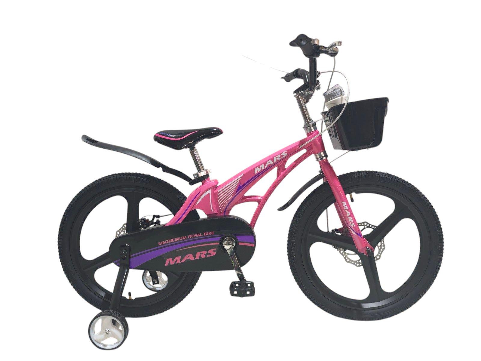 Велосипед дитячий Mars-1 18" Фіолетовий/Чорний