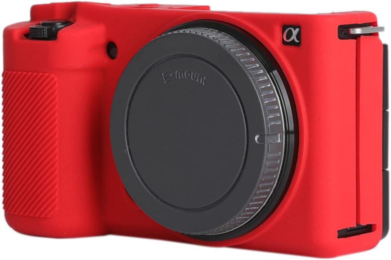 Чехол защитный силиконовый для фотоаппаратов Sony ZV-E10 Красный Чехол защитный силиконовый для фотоаппаратов Sony ZV-E10 Красный