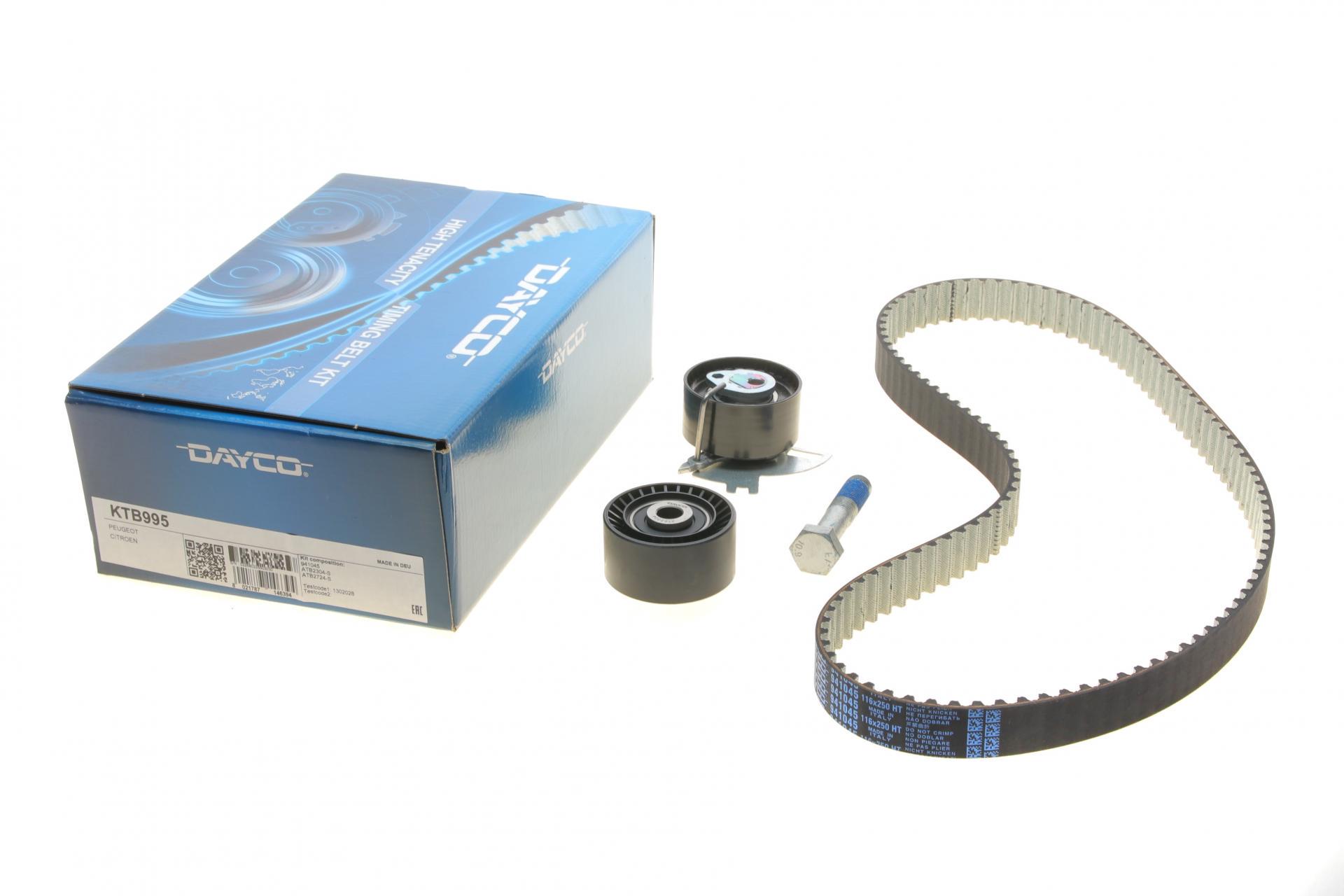 Комплект ГРМ Peugeot Boxer/Expert 2.0 BlueHDi 15-19 (KTB995 DAYCO)