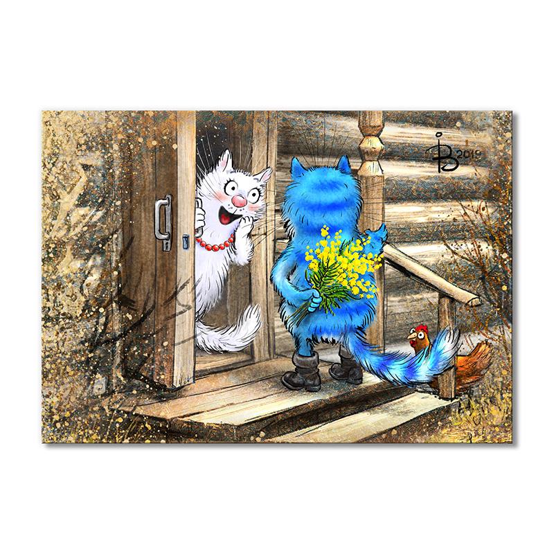 Модульная картина Весна пришла 1 модуль 80x120 см (_rinaz_20192129)