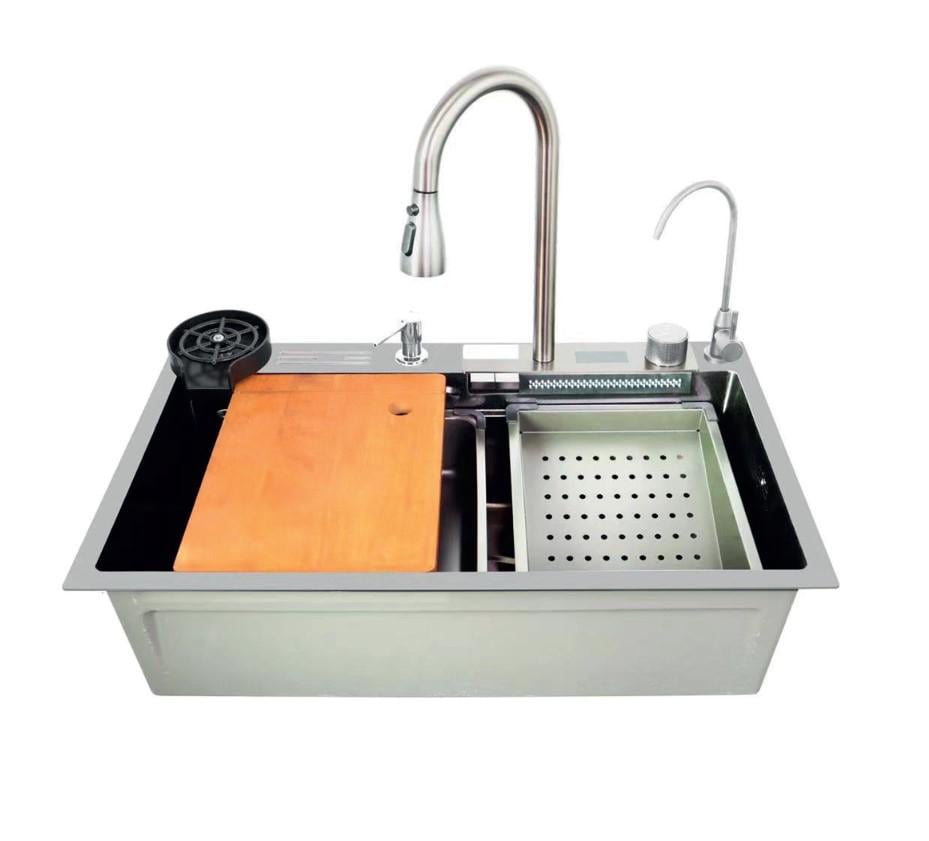 Мойка для кухни Zerix ZH7546-SET-07.SUS304 Decor со встроенным смесителем (ZX5684) Мойка для кухни Zerix ZH7546-SET-07.SUS304 Decor со встроенным смесителем (ZX5684)