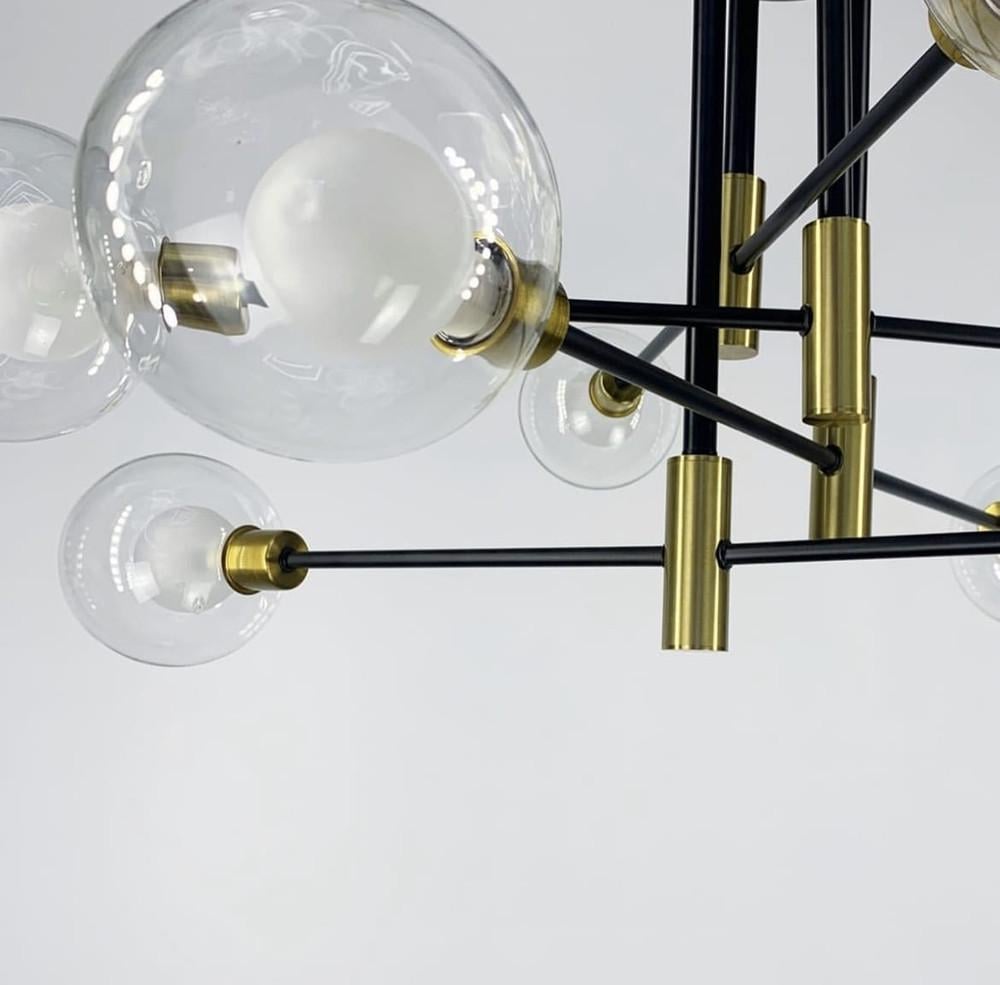 Люстра сучасна з подвійним плафоном на 8 ламп (AOC 18/8) - фото 3