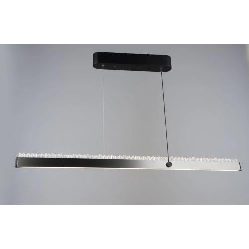 LED-люстра подвесная Valeso с линейным рассеивателем 3000/6500К IP20 B YH1363/40W BK+GRA 40W Серый/Черный (28686116)