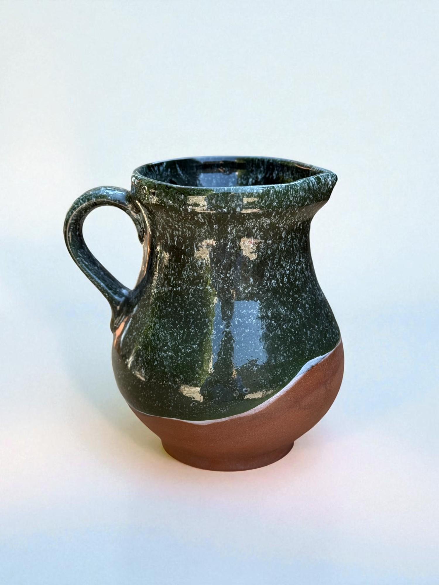 Кувшин ручной работы Зеленый (28830778) - фото 4 Кувшин ручной работы Зеленый (28830778) - фото 4