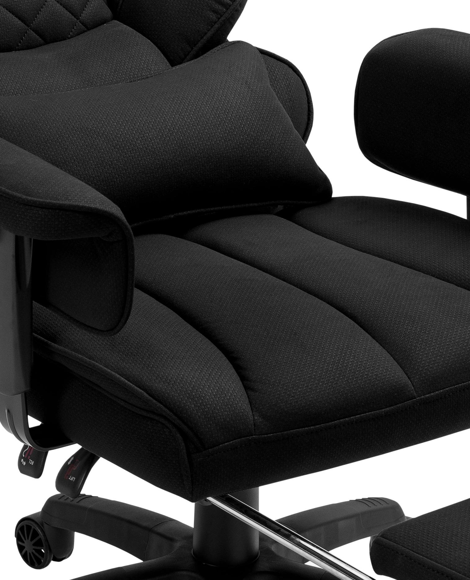 Офисное кресло GT Racer B-2511 Fabric Black (1607) - фото 10