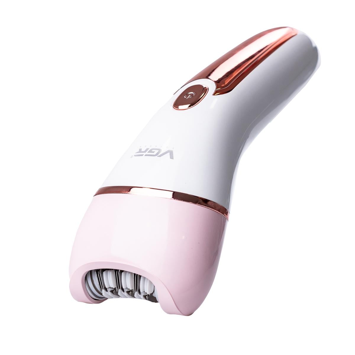 Эпилятор для лица и тела VGR V-733 аккумуляторный 6в1 Розовый (V733P)