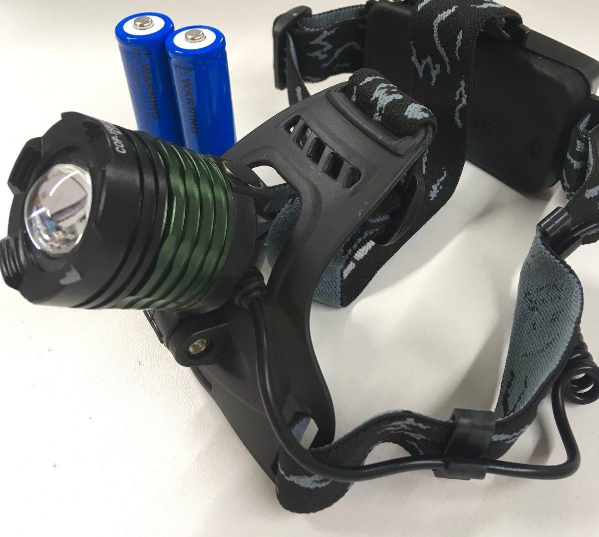 Фонарь налобный Bailong светодиодный на аккумуляторах (BL2188-T6) - фото 3