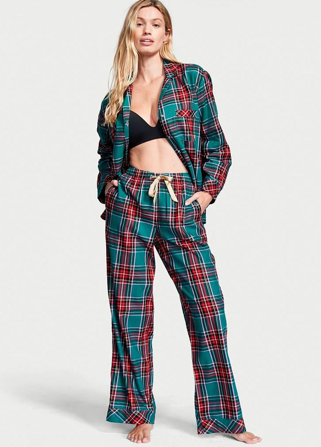 Піжама Victoria's Secret XXL Зелений (7000R17384QZG2X.R)