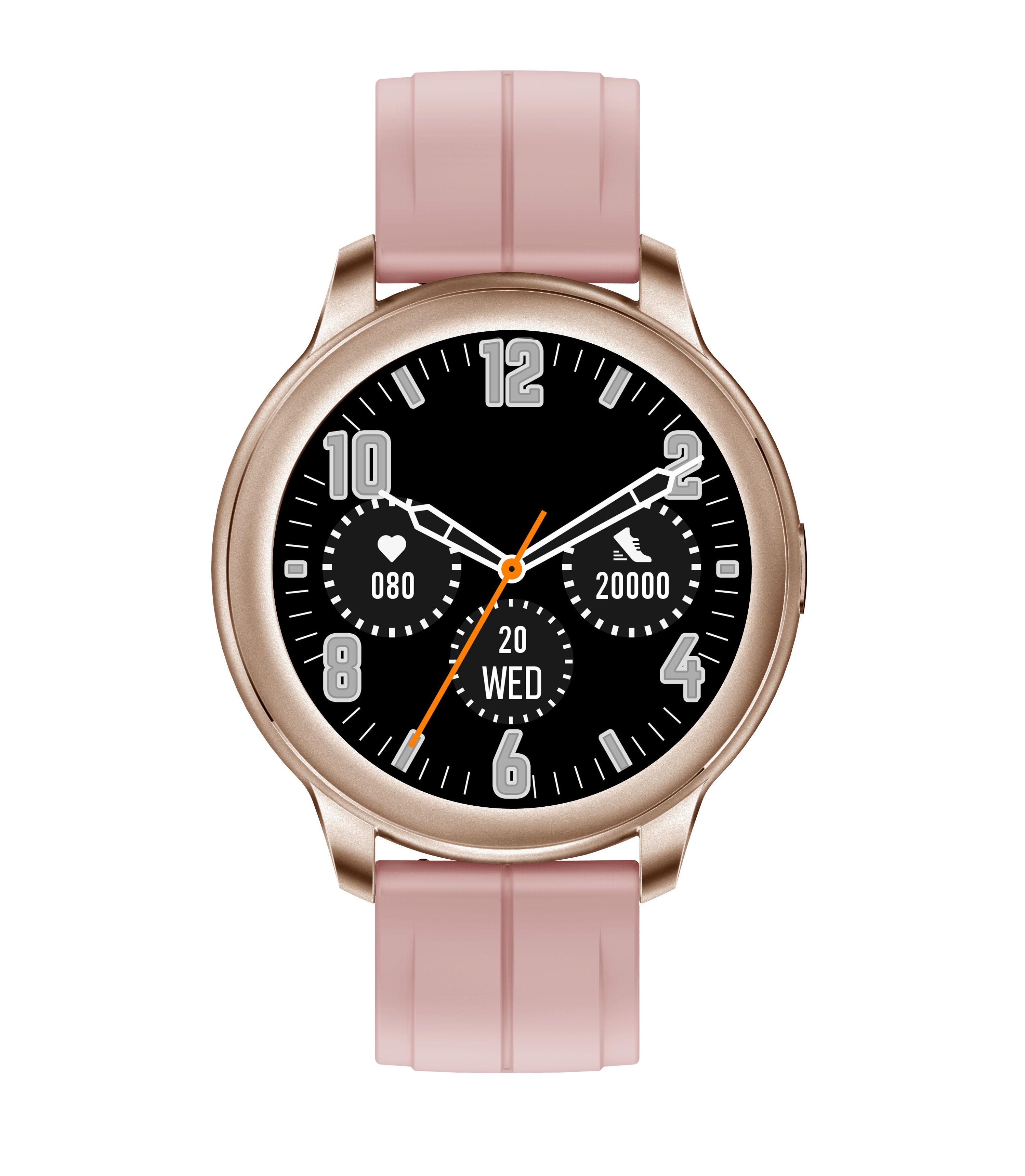 Розумний годинник Globex Smart Watch Me AERO Gold pink - фото 15