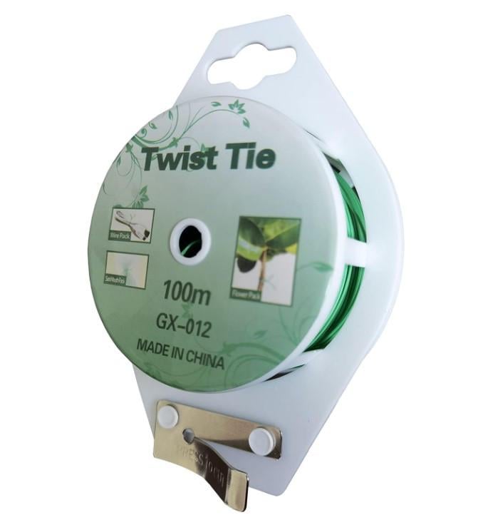 Дріт підвязувальний Twist Tie для рослин/кущів/дерев 100 м (2281365446) Дріт підвязувальний Twist Tie для рослин/кущів/дерев 100 м (2281365446)