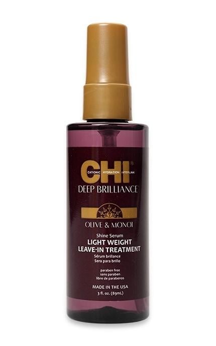 Незмивна сироватка-шовк для волосся CHI Deep Brilliance Shine Serum Light Weight Leave-In Treatment 89 мл