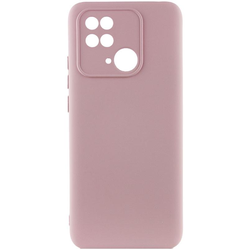Протиударний чохол Silicone Cover Lakshmi Full Camera (AAA) для Xiaomi Redmi 10C Рожевий / Pink Sand