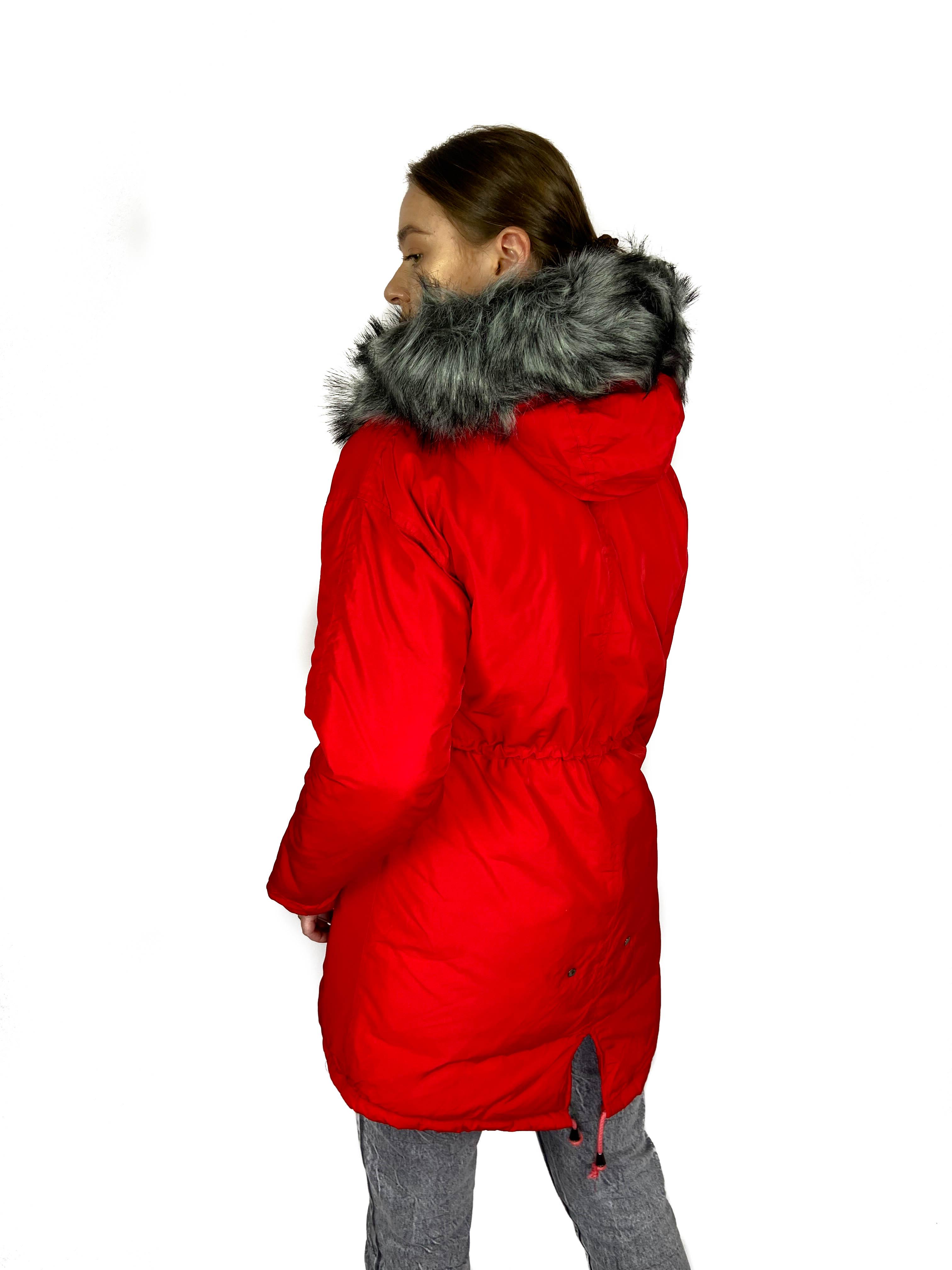 Парка женская зимняя XINXUEYI XL Красный (PP9009) - фото 5 Парка женская зимняя XINXUEYI XL Красный (PP9009) - фото 5