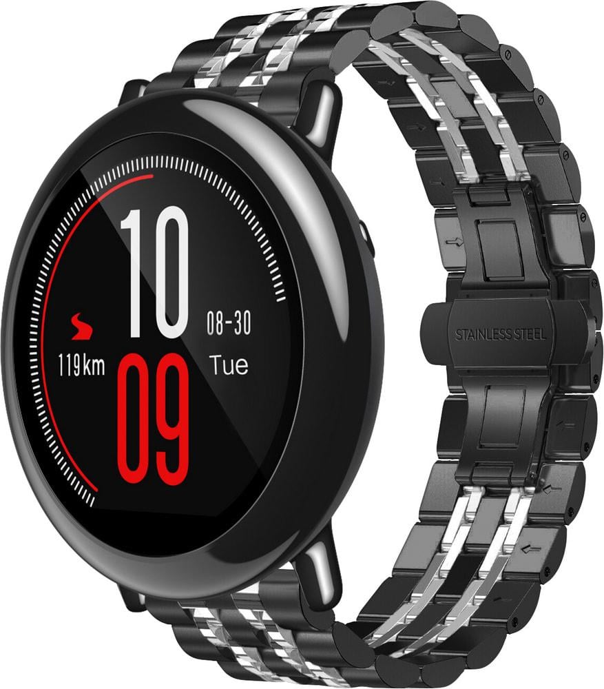 Браслет металлический Spinye Line для Amazfit Pace Black Silver (28984-03) Браслет металлический Spinye Line для Amazfit Pace Black Silver (28984-03)