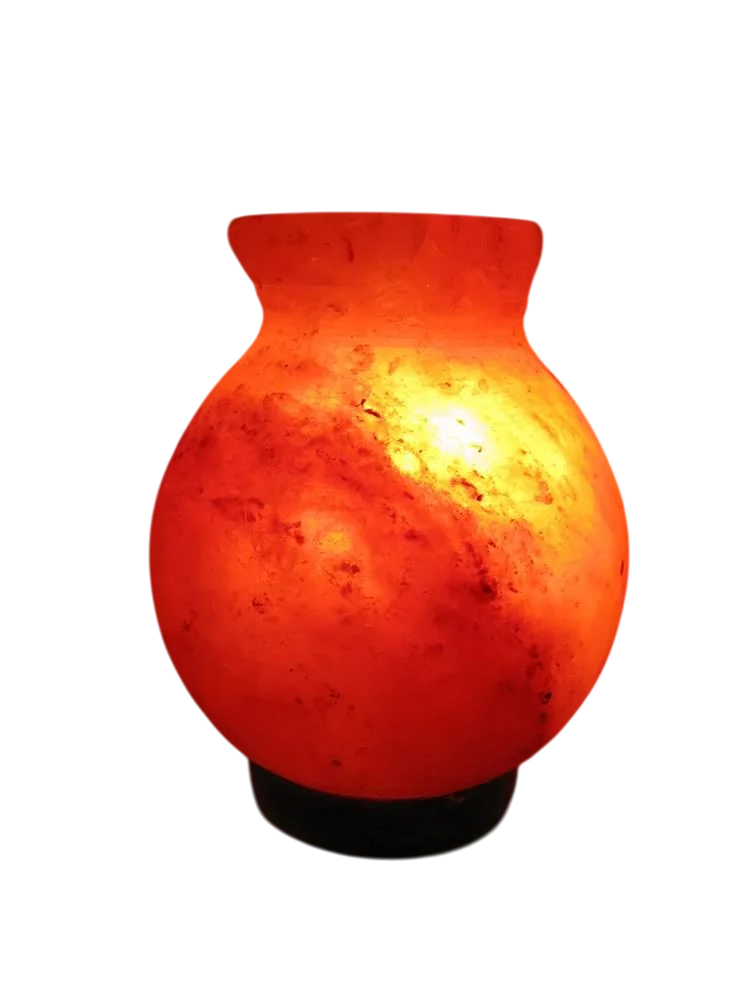 Соляная лампа ваза d-12, h-17 см Соляная лампа ваза d-12, h-17 см