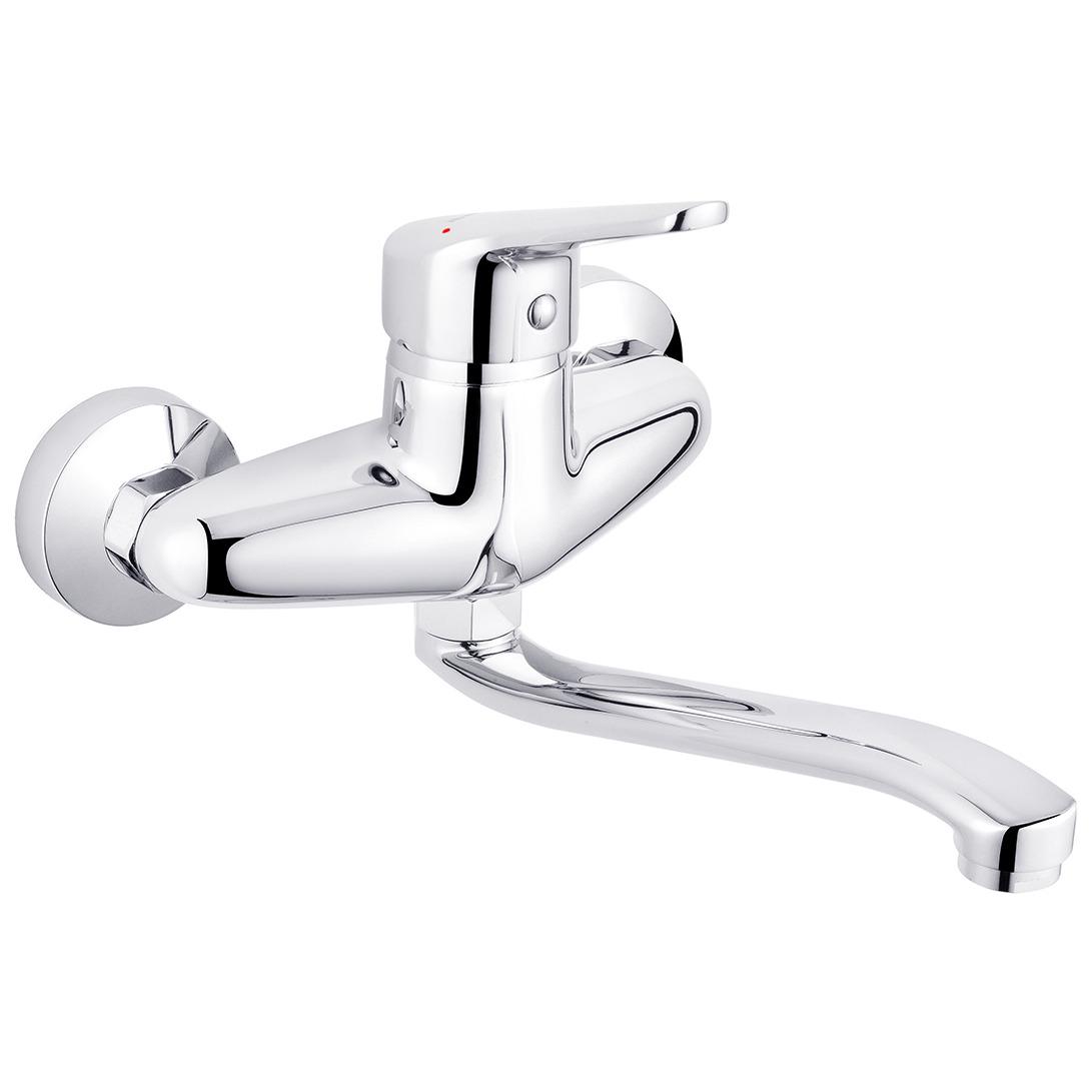 Смеситель для кухни IBERGRIF Roma M16250 CV028510 настенный однорычажный Хром (148311) Смеситель для кухни IBERGRIF Roma M16250 CV028510 настенный однорычажный Хром (148311)