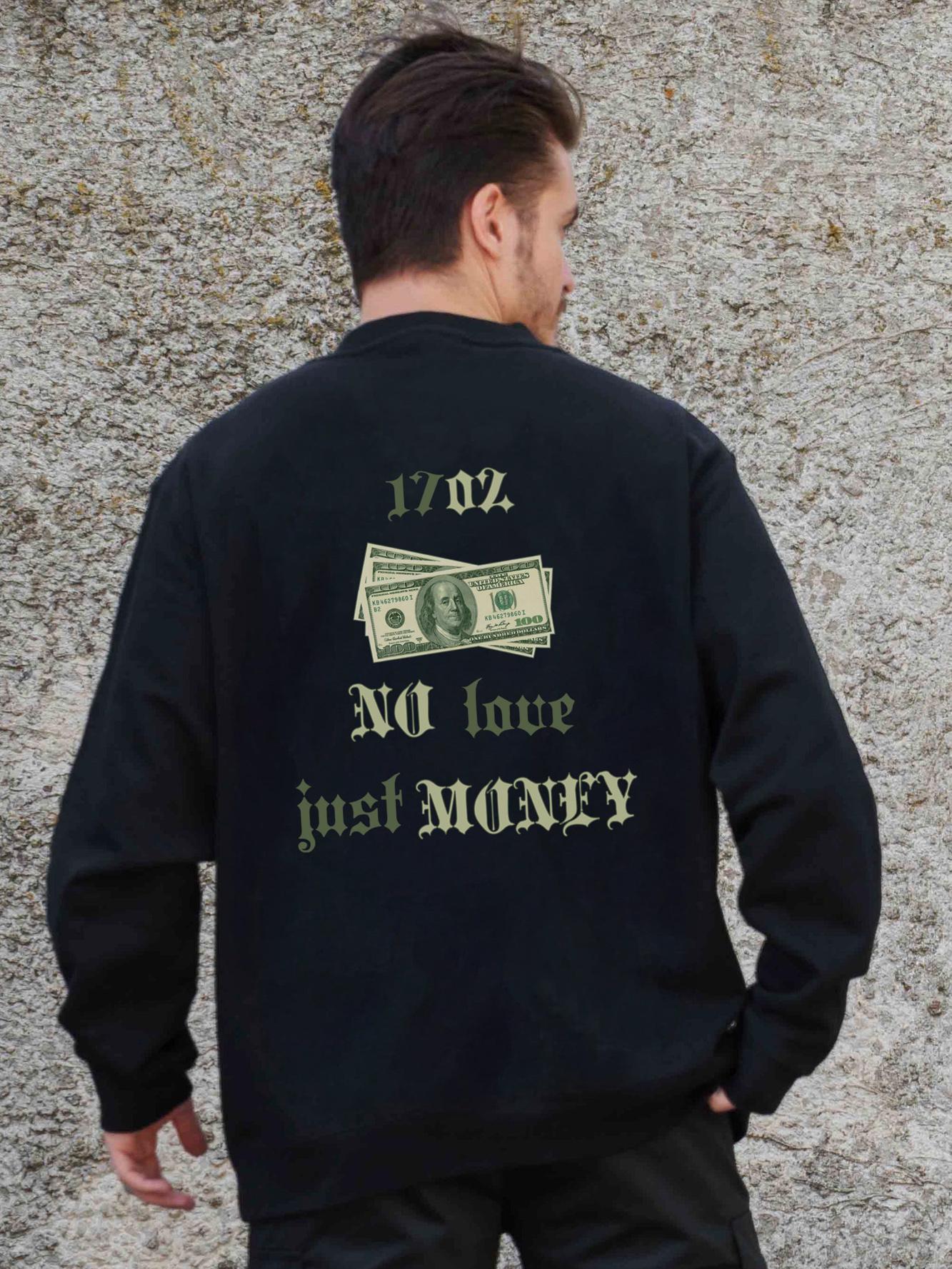 Свитшот оверсайз с принтом Without Dollar L/XL Black (L/XL8055596)