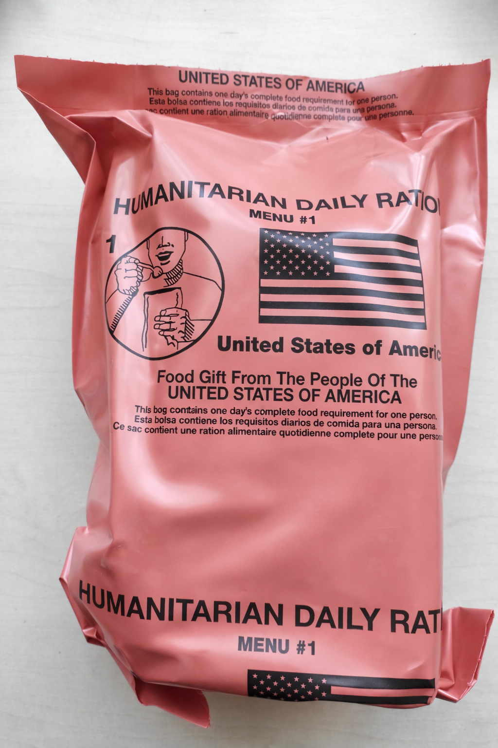 Американський сухпай HDR меню 1