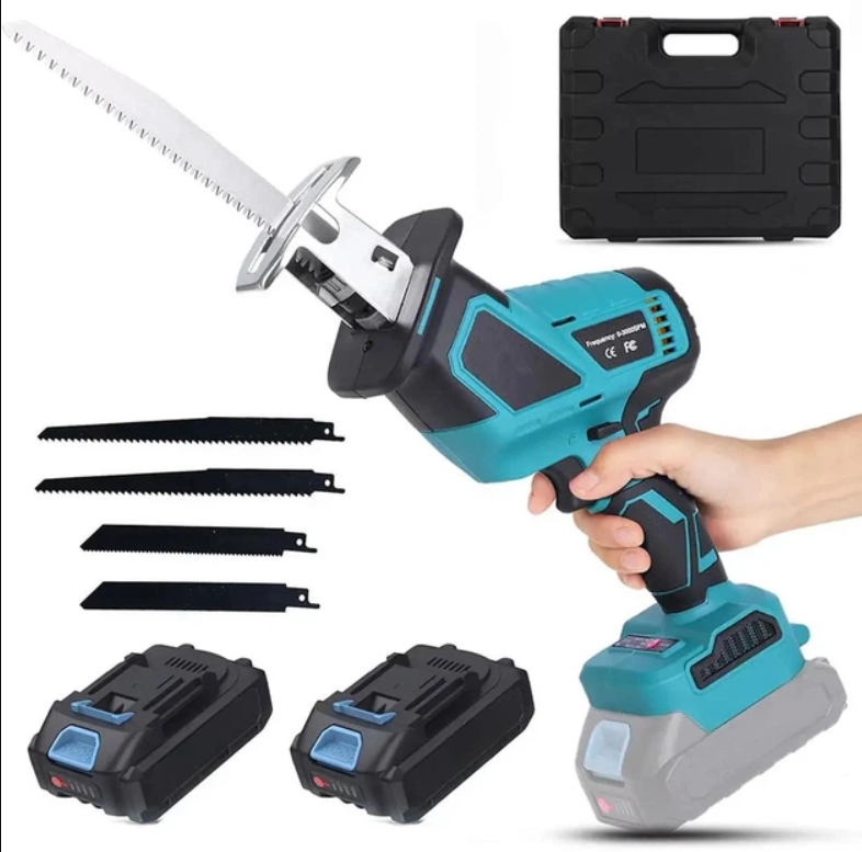 Пилка аккумуляторная сабельная Makita JR-185Z из АКБ Синий (31301157)