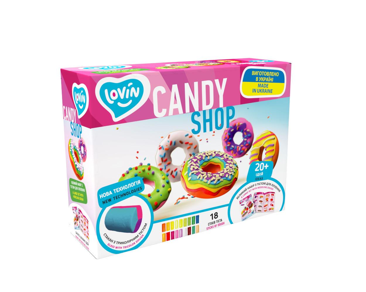 Набір для ліплення з тістом Lovin ОКТО candy shop (MTT-153278)