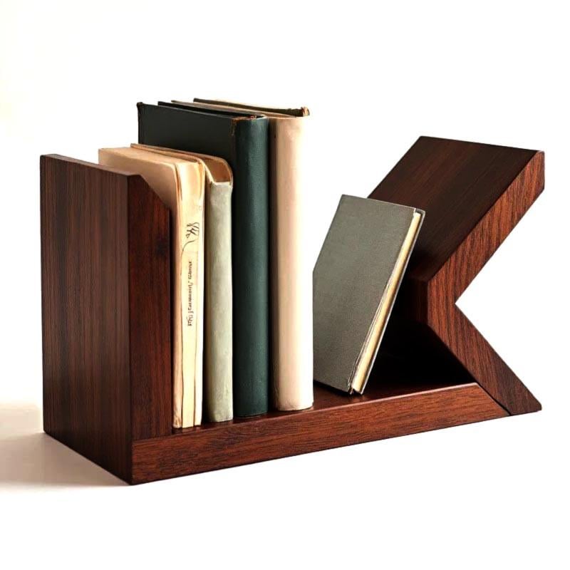 Полка книжная настольная из дерева Акапелия Терракот (КПА-040032)