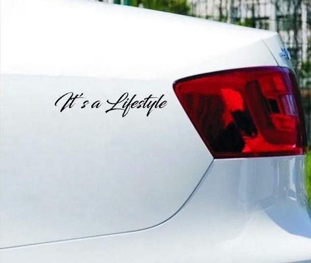 Наклейка на авто ARB 3D Tuning Studio It’s a lifestyle 179х40х0,06 мм