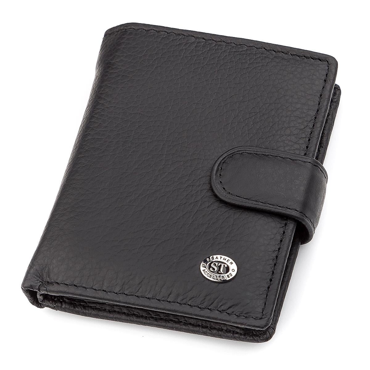 Кошелек мужской кожаный ST Leather 18495 Черный (ST131)