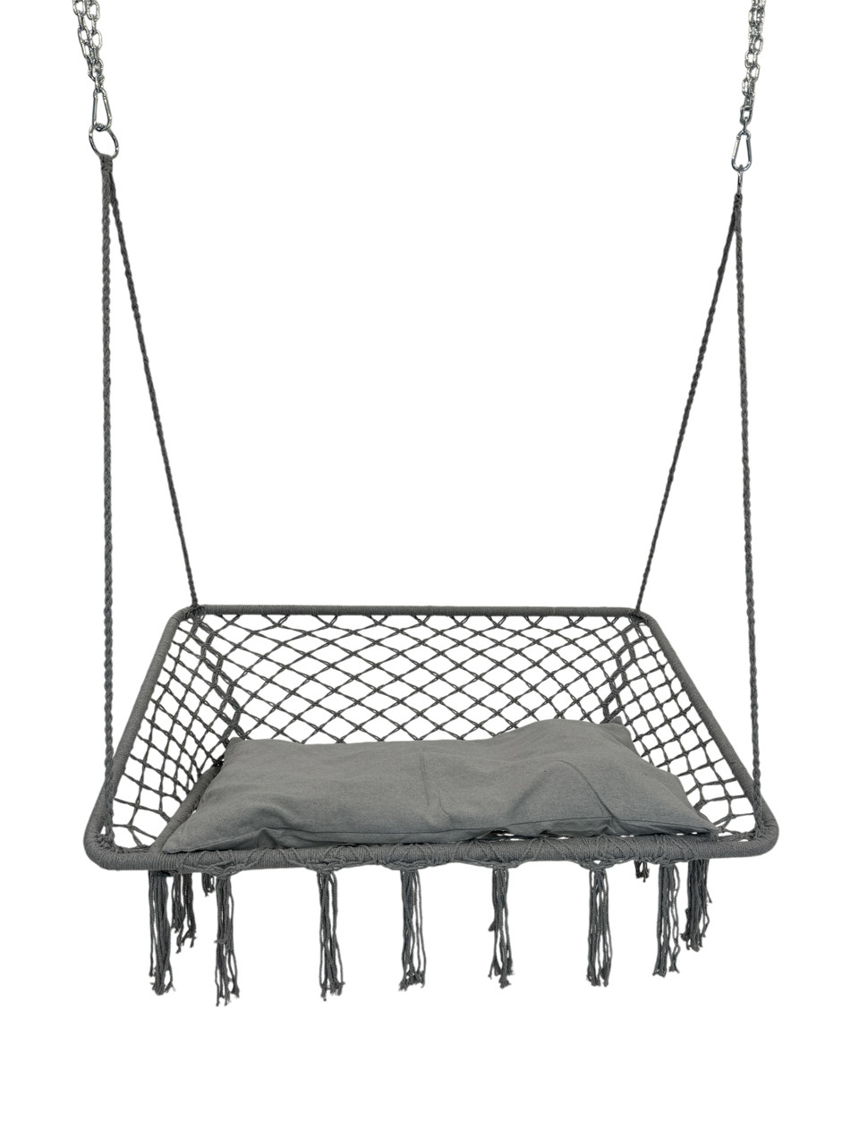 Качели WCG с подушкой двухместная 120 см Графитовый (QNSW09GR) - фото 6 Качели WCG с подушкой двухместная 120 см Графитовый (QNSW09GR) - фото 6