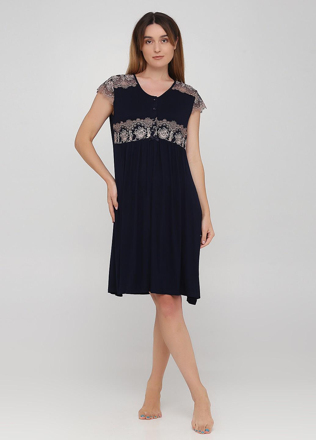 Ночная рубашка женская Cotpark 3ХL Синий (13323-В)