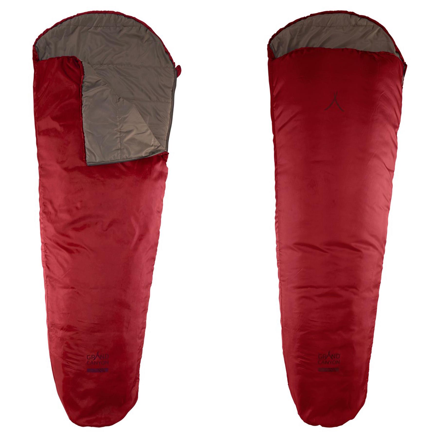 Спальний мішок Grand Canyon Whistler 190 13°C Red Dahlia Left (340001) - фото 3 Спальний мішок Grand Canyon Whistler 190 13°C Red Dahlia Left (340001) - фото 3