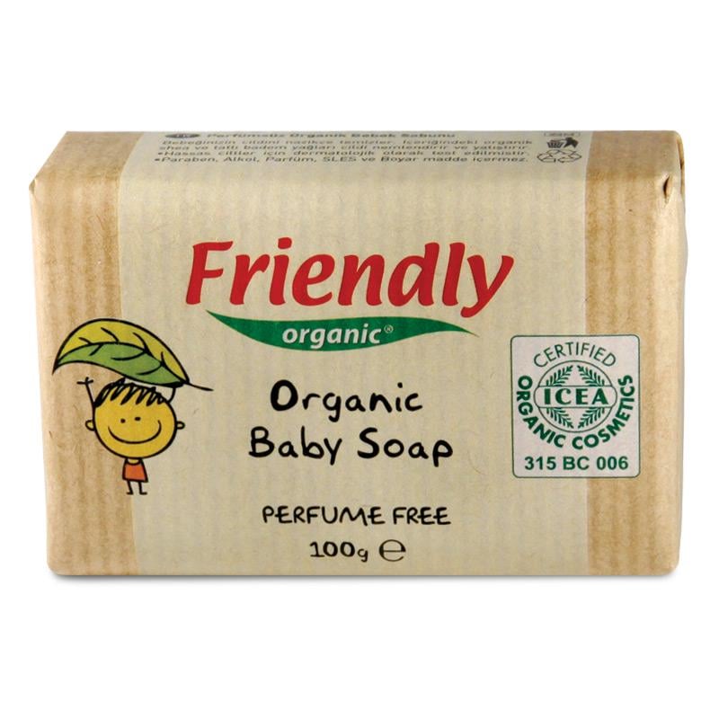 Мыло твердое FRIENDLY ORGANIC без запаха 100 г